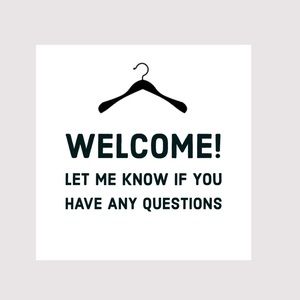 Welcome to my closet !